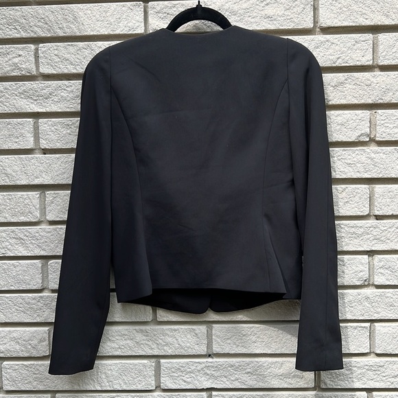 BCBGMaxAzria Black Collarless 1 Button Blazer XS - Picture 8 of 14